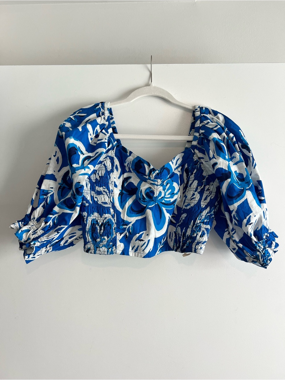 Celobella Puff Sleeve Crop Top